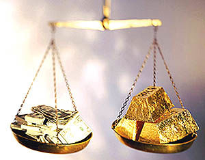 معامله شمش طلا در بورس فلزات فعلا منتفی است