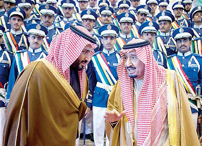 تمرین پادشاهی پسر سلمان در عربستان