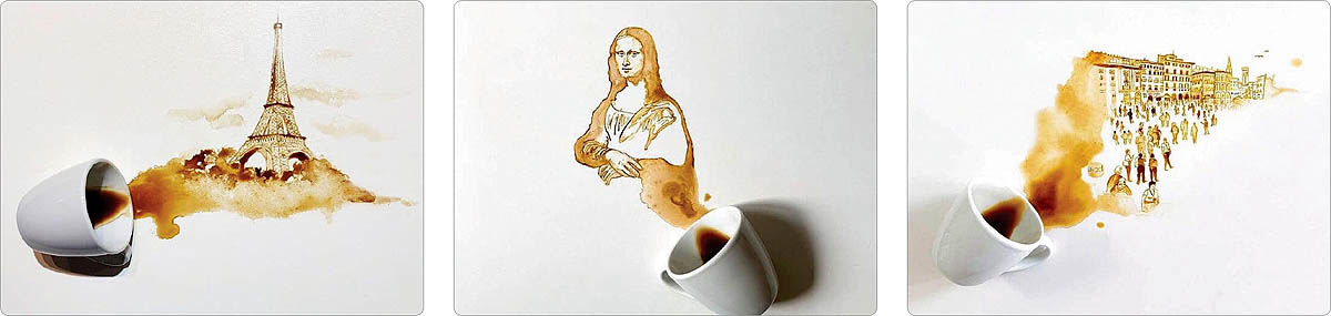 هنرنمایی با قهوه