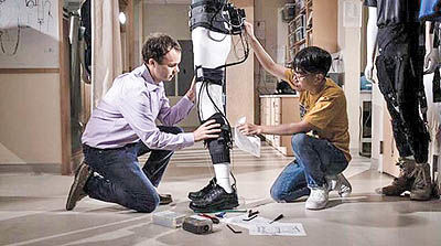 مچ پای روباتیک برای کمک به بیماران سکته مغزی