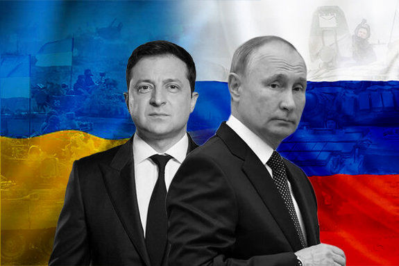 تیپ هیئت مذاکره کننده روسی و اوکراینی جنجالی شد!+ عکس