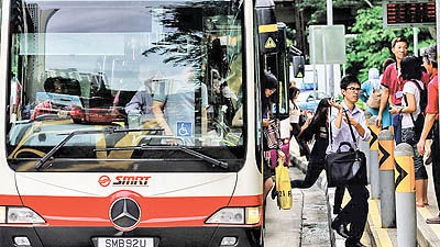آزمایش اتوبوس خودران در جاده‌های سنگاپور