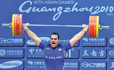 بهداد سلیمی‌بهترین وزنه‌بردار سال 2010 جهان شد