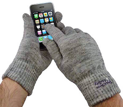 دستکشی برای کار با دستگاه‌های تمام لمسی