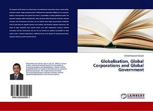 انتشار کتاب جهانی‌سازی، شرکت‌های جهانی و دولت‌های شرکتی