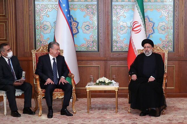 رئیسی در دیدار با رییس جمهور ازبکستان: تحریم ها مانع پیشرفت ایران نشدند
