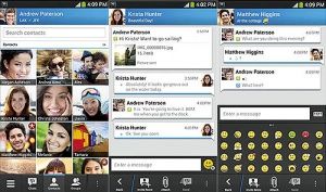 پیام‌رسان بلک‌بری برای IOS و آندروید