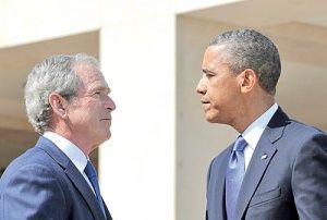 بوش: اوباما ساده‌لوح است