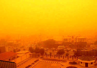 25 استان کشور درگیر گرد وغبار
