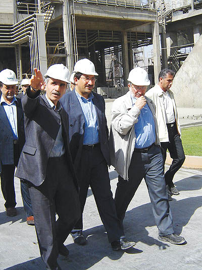 بازدید وزیر مسکن از سیمان تهران