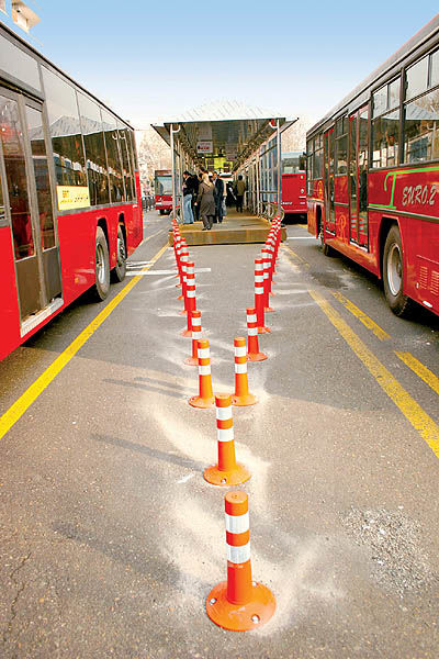 فشار قبر در BRT