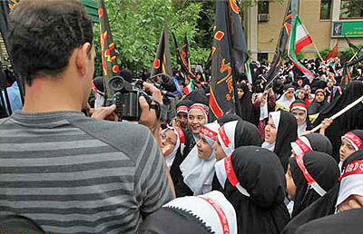 راهپیمایی حافظان حجاب در تهران