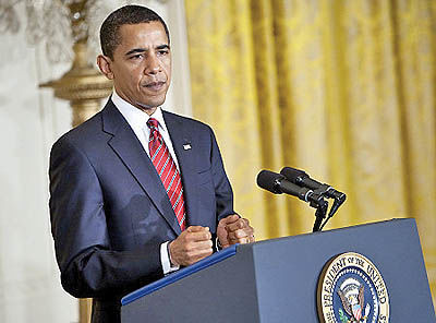 اوباما: هدف طرح صلح خاورمیانه برخورد با خطر ایران است