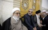 تصاویری از مراسم چهلم شهید لاریجانی/ ناطق نوری و آیت الله محقق داماد هم آمدند/ ذوالنوری هم بود



