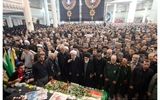 تصاویری از مراسم تشییع باشکوه پیکر سردار شهید غیب‌ پرور