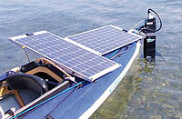 پنل‌های خورشیدی  برای قایق‌های تک‌نفره