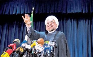 حسن روحانی رییس‌جمهور منتخب مردم ایران