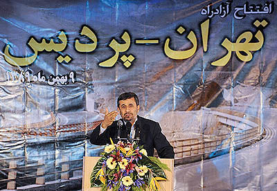 تمجید احمدی‌نژاد از وزارت راه