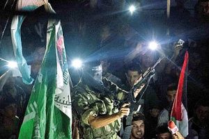 جشن در غزه جدال در اسرائیل