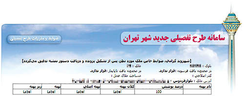 تعلیق «دیده‌بان» کاربری ملک در تهران