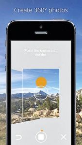 اپلیکیشن عکاسی ۳۶۰ درجه‏ای  برای آی‌فون