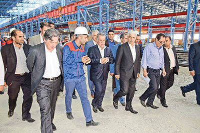 افتتاح یک مجتمع تولید فولاد در کرمانشاه