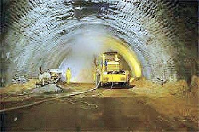 حفر تونل در منطقه شمشک تهران