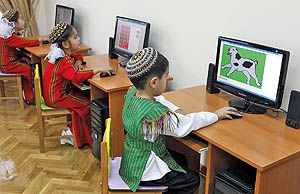 رشد استفاده از اینترنت  در ترکمنستان