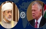 درخواست ویژه پادشاه اردن و سلطان عمان درباره وضعیت منطقه