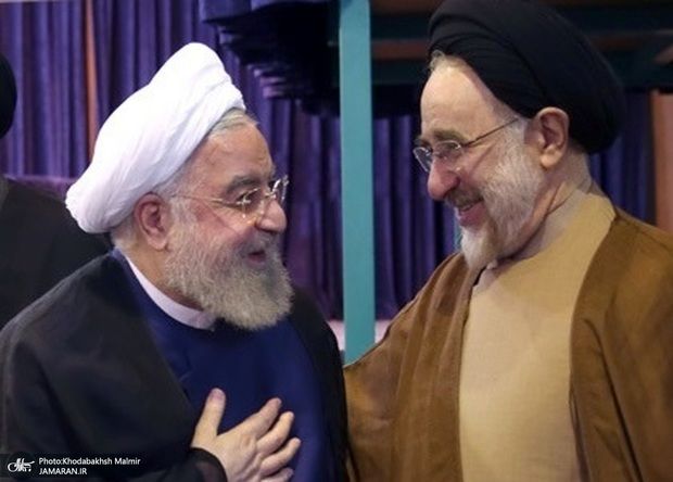 احوال پرسی حسن روحانی از سید محمد خاتمی