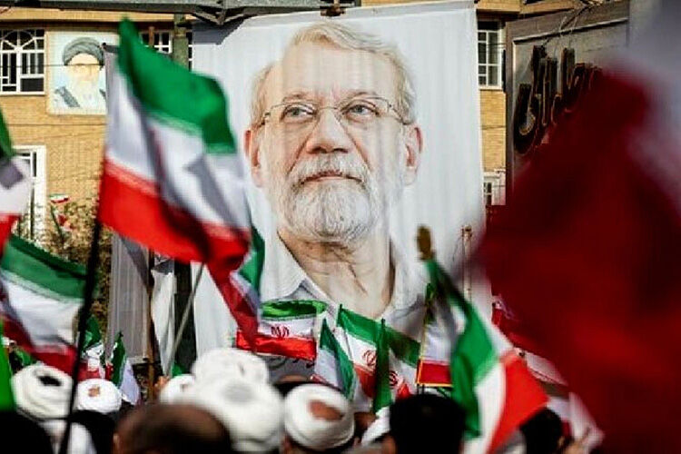 مراسم چهلمین روز شهادت علی لاریجانی برگزار شد