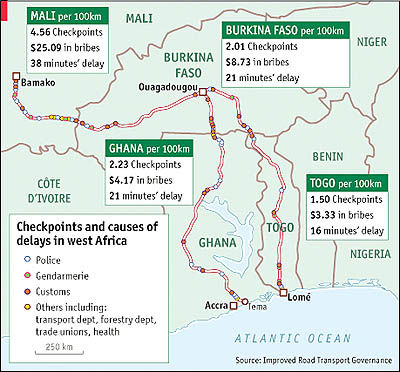 بزرگراه رشوه در غرب آفریقا