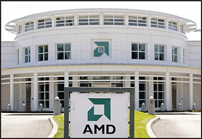 کاهش قیمت سهام AMD