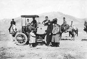 ورود اولین اتومبیل به ایران در زمان مظفرالدین شاه قاجار