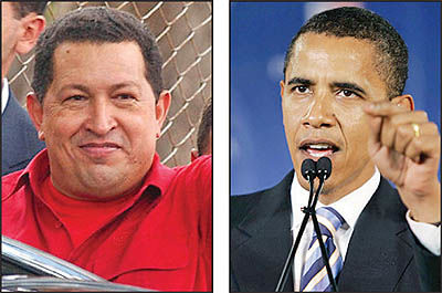 جدال لفظی اوباما و چاوز بر سر ایران