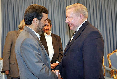 سوبولوف، حامل پیام پوتین برای احمدی‌نژاد
