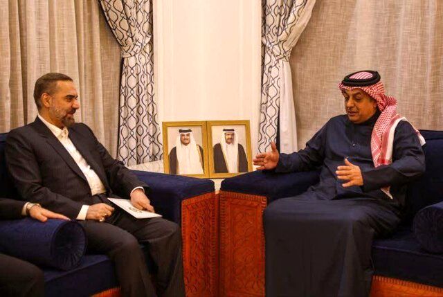 وزرای دفاع ایران و قطر دیدار کردند