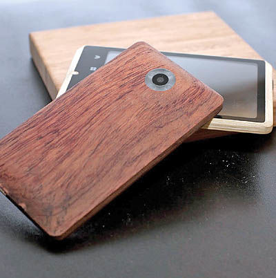ساخت گوشی هوشمند با چوب بامبو