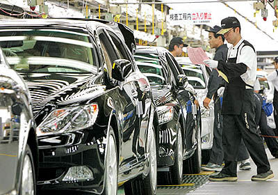 صنعت خودرو  ژاپن در گرداب بحران مالی جهان