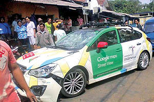 تصادف خودروی StreetView گوگل و فرار راننده