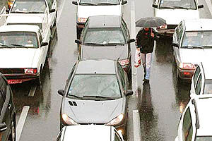 رمزگشایی از ترافیک خیابان‌ها در روزهای بارش