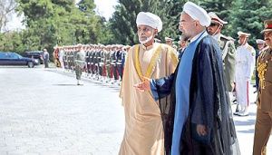 سلطان قابوس در تهران