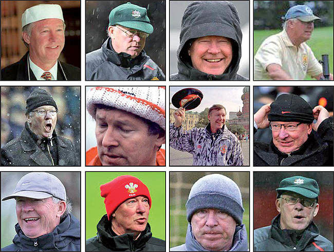 کلاه‌هایی که بر سر فرگوسن رفت