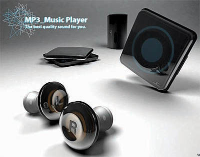 Mp3 player مفهومی با طراحی متفاوت