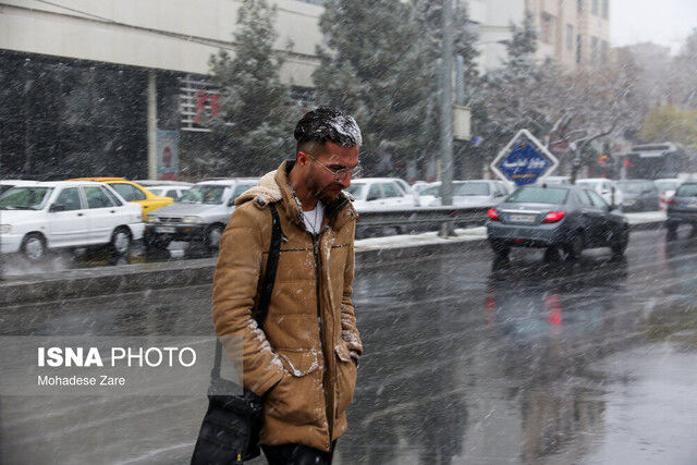 بارش پراکنده برف و باران در چند استان