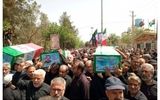 سینماگران در مراسم خاکسپاری سرداران شهید حاضر شدند
