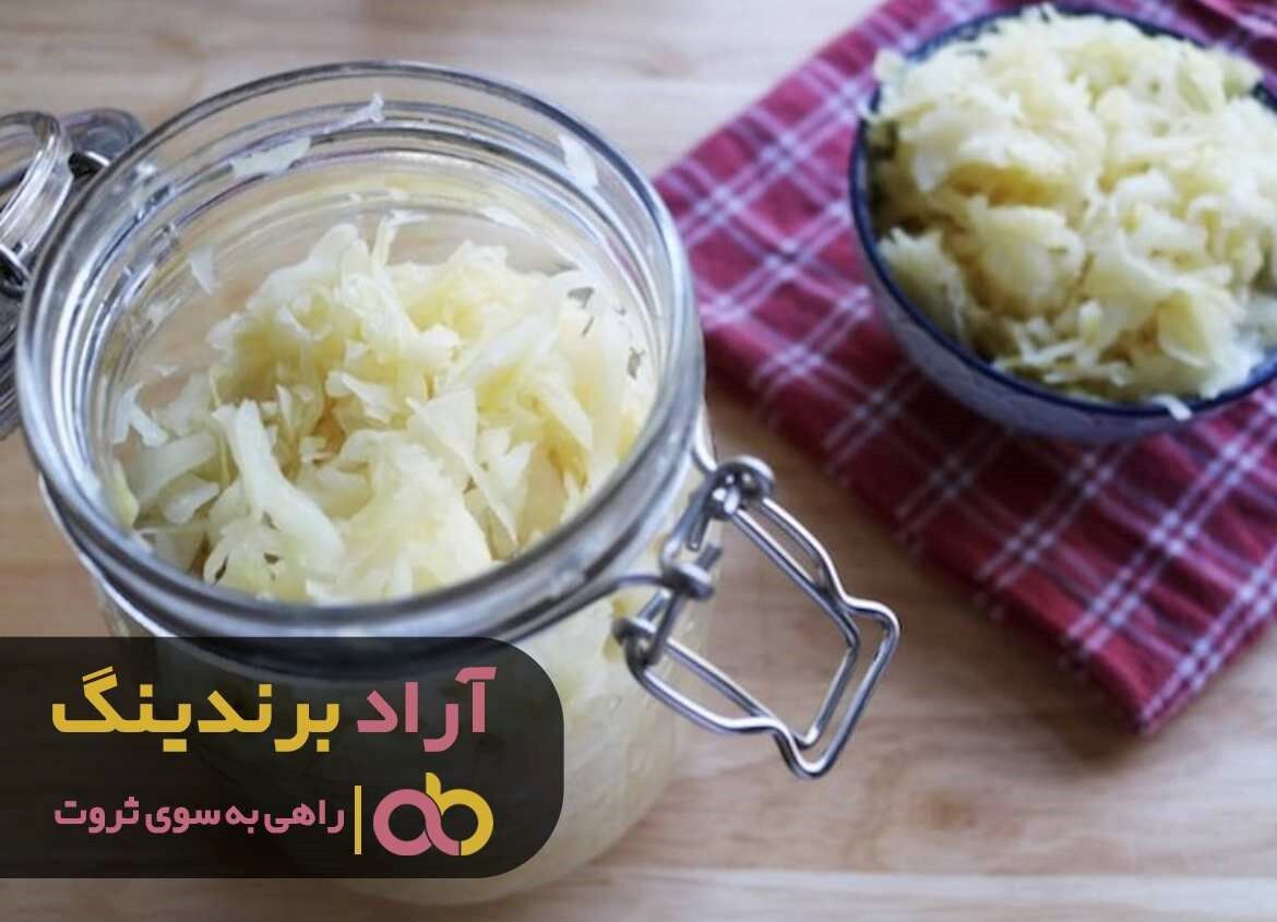 قیمت ترشی کلم پیچ زعفرانی