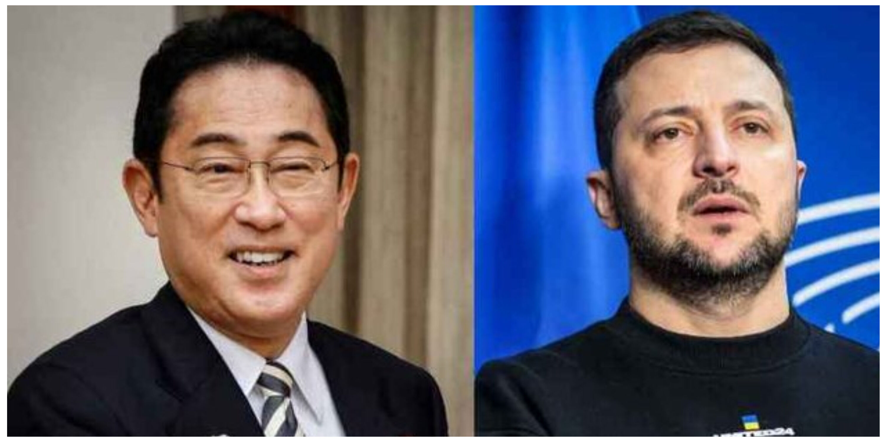 نخست‌وزیر ژاپن وارد کی‌یف شد+فیلم