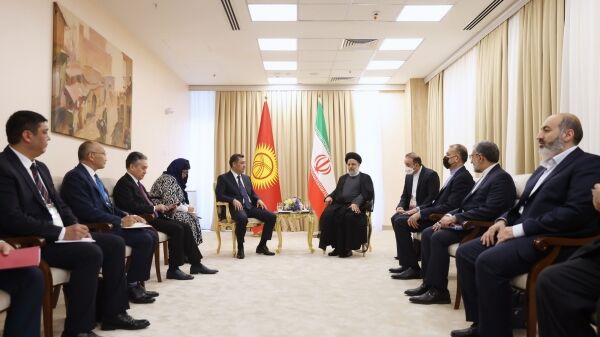 رئیسی: ایران آماده تبادل تجربیات و دستاوردهای خود با قرقیزستان است