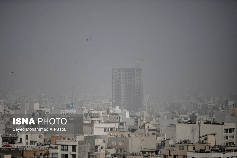افزایش ذرات معلق در تهران/ شاخص آلودگی به 113 رسید